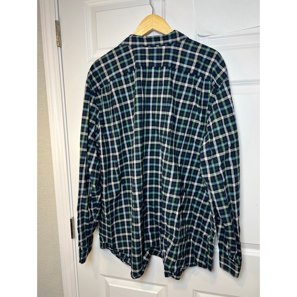 Eddie Bauer Classic Fit 3XL Plaid Flannel Shirt 100% Cotton Soft HO16 2016 - Picture 10 of 14